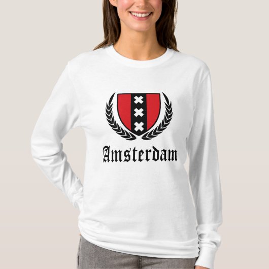 アムステルダムの紋章 Tシャツ (正面)