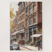 アムステルダムの絵画水彩色 ジグソーパズル (縦)