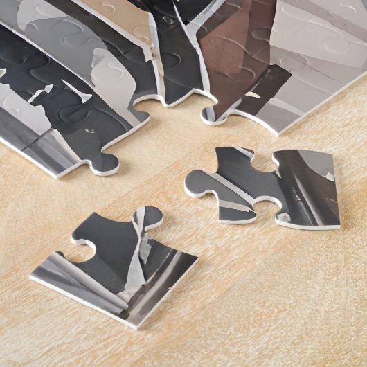 アムステルダムの絵画水彩色 ジグソーパズル (側面)