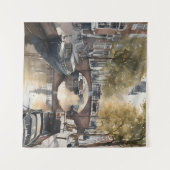 アムステルダムの絵画水彩色 タペストリー (正面(横))