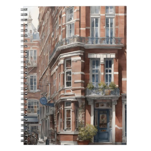 アムステルダムの絵画水彩色 ノートブック (正面)