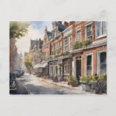 アムステルダムの絵画水彩色 ポストカード (正面)