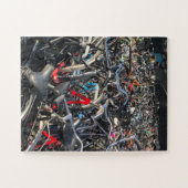 アムステルダムの自転車群 ジグソーパズル (横)