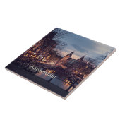 アムステルダムの街並み写真 タイル (側面)