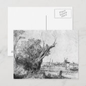 アムステルダムの近くのOmval, 1645 ポストカード (正面/裏面)