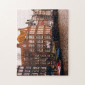 アムステルダムの運河および建築 ジグソーパズル (縦)