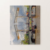 アムステルダムの運河。 ジグソーパズル (縦)