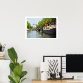 アムステルダムの運河 ポスター (ホームオフィス)