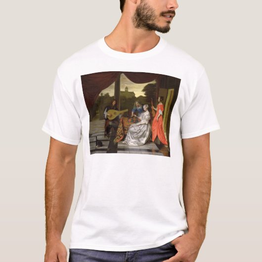 アムステルダムの音楽的な場面 Tシャツ (正面)