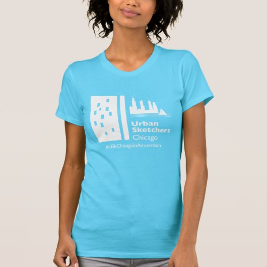 アムステルダムのUSkシカゴ Tシャツ (正面)