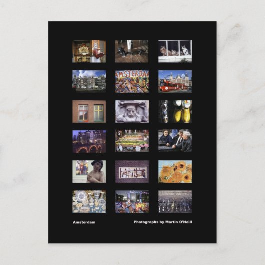 アムステルダムはがき ポストカード (正面)