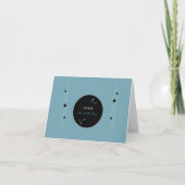 アムステルダムは感謝していしています: 淡いブルー サンキューカード (正面)