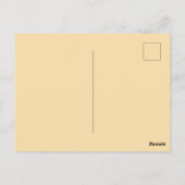 アムステルダムへの旅行 ポストカード (裏面)