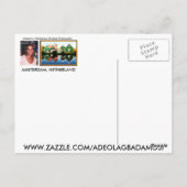 アムステルダムへようこそ(Mojisola A Gbadamosi Okubule) ポストカード (裏面)