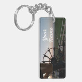 アムステルダムウィンドミルカナルハウスキーチェーン キーホルダー (正面左)