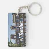 アムステルダムウィンドミルカナルハウス先生キーチェーン キーホルダー (裏面)