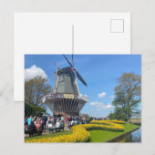 アムステルダムウィンドミルポストカード シーズンポストカード (正面/裏面)