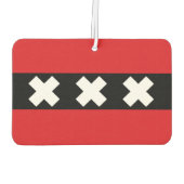 アムステルダムエアフレッシュナー国旗 カーエアーフレッシュナー (裏面)