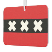 アムステルダムエアフレッシュナー国旗 カーエアーフレッシュナー (左)