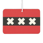 アムステルダムエアフレッシュナー国旗 カーエアーフレッシュナー (正面)