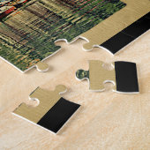 アムステルダムオランダのヴィンテージ旅行 ジグソーパズル (側面)