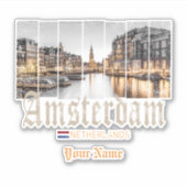 アムステルダムオランダオランダヴィンテージ土産 シール (正面)