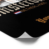 アムステルダムオランダオランダヴィンテージ土産 ポスター (角)