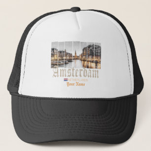 アムステルダムオランダオランダヴィンテージ記念物 キャップ