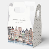 アムステルダムオランダカナルウォーターカラーランドスケー結婚ズ フェイバーボックス (オープン)