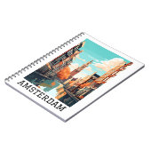 アムステルダムオランダカナルトラベル ノートブック (左側)