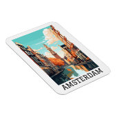 アムステルダムオランダカナルトラベル マグネット (右側)