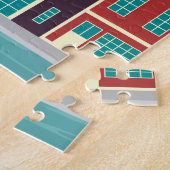 アムステルダムオランダトラベルアートヴィンテージ ジグソーパズル (側面)