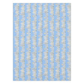 アムステルダムオランダハウスウォーターカラービレッジブルー テーブルクロス (正面)