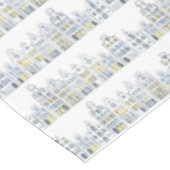 アムステルダムオランダハウスウォーターカラーヴィレッジ テーブルクロス (アングル)