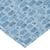 アムステルダムオランダハウスバイクチューリップ予測できなブルー テーブルクロス (アングル)