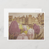 アムステルダムオランダヴィンテージ ポストカード (正面/裏面)