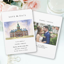 アムステルダムオランダ水の色目的地 セーブザデート