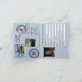 アムステルダムオランダ誕生日パスポート 招待状 (内部)