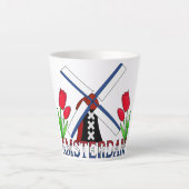 アムステルダムオランダ カフェラテマグ (正面)