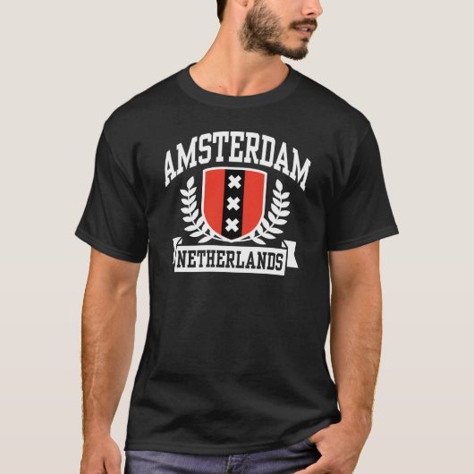 アムステルダムオランダ Tシャツ (正面)