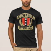 アムステルダムオランダ Tシャツ (正面)