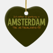 アムステルダムカスタムな色のオーナメント セラミックオーナメント (裏面)
