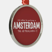 アムステルダムカスタムな色のオーナメント メタルオーナメント (右)