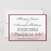 アムステルダムカナルハウシズオランダザデイトカードを保存 招待状 (裏面)