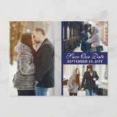 アムステルダムカナルハウシズオランダザデイトブルー ポストカード (正面)