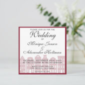 アムステルダムカナルハウシズオランダ結婚式招待状 招待状 (スタンド正面)