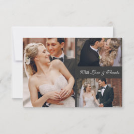 アムステルダムカナルハウシズサンキューフォトコラージュ サンキューカード