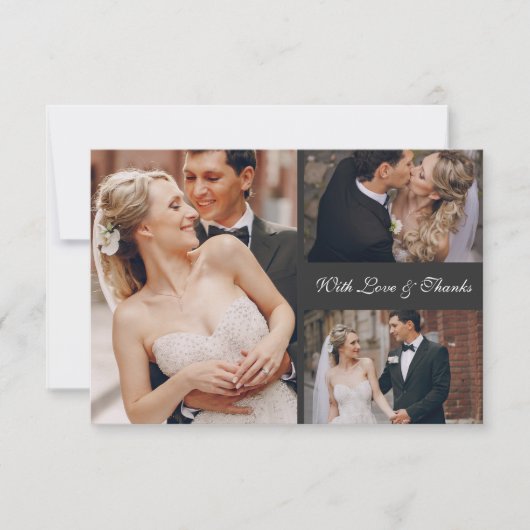 アムステルダムカナルハウシズサンキューフォトコラージュ サンキューカード (正面)