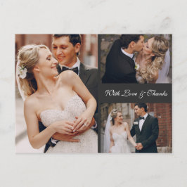 アムステルダムカナルハウシズサンキューフォトコラージュ ポストカード