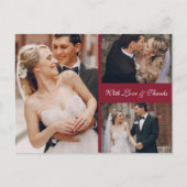 アムステルダムカナルハウシズサンキューフォトコラージュ ポストカード (正面)